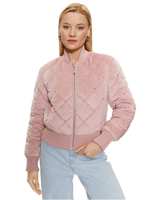 GUESS Eva Quilted Down Jacket GUESS | W3YL08WFIS0G4B0