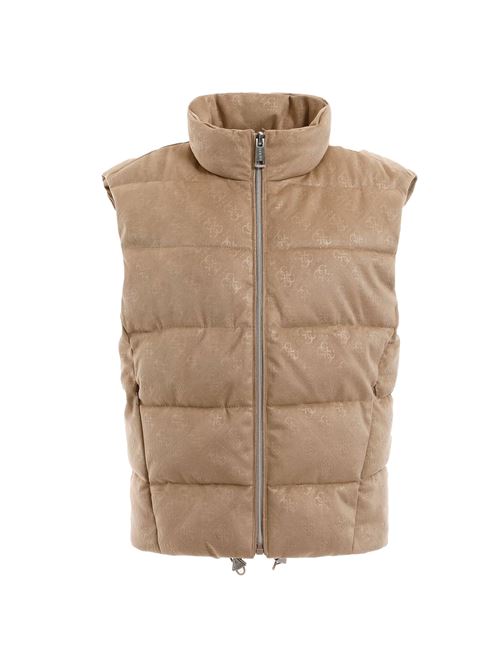 GUESS 4g suede-like vest GUESS | W3YN38WFIY0A10L