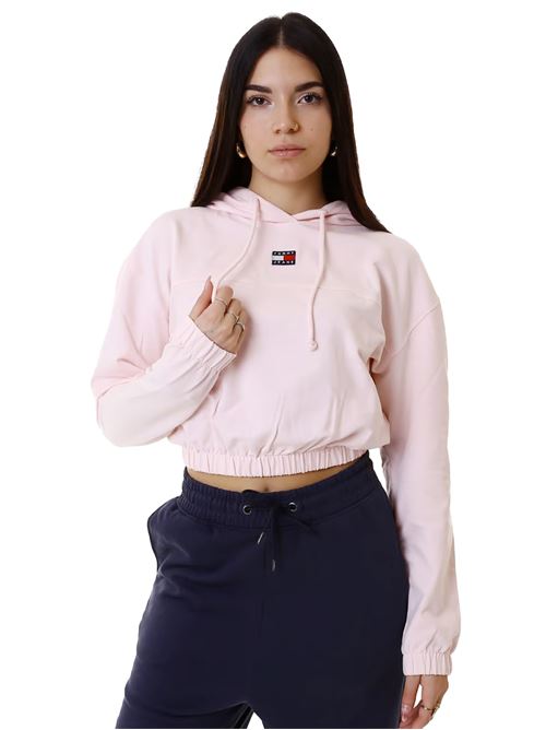 TOMMY JEANS Felpa Cropped con elastico TOMMY | DW0DW16135TJ9