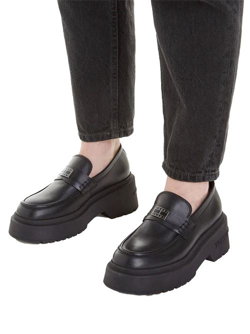 TOMMY JEANS Leather loafers TOMMY | EN0EN02320BDS