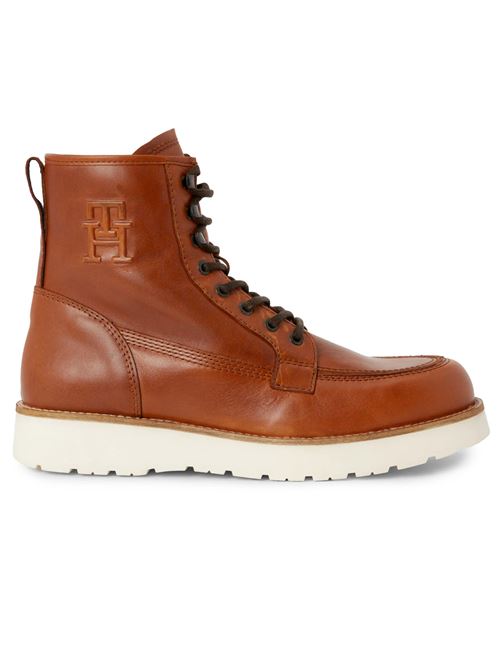 TOMMY HILFIGER Leather boot TOMMY | FM0FM04668GVI