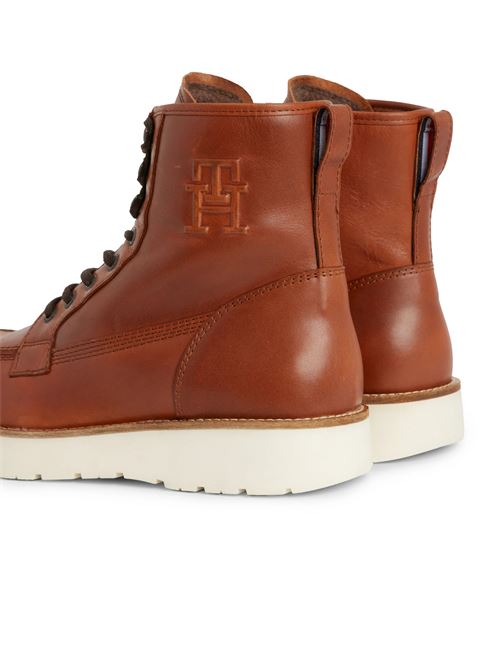 TOMMY HILFIGER Leather boot TOMMY | FM0FM04668GVI