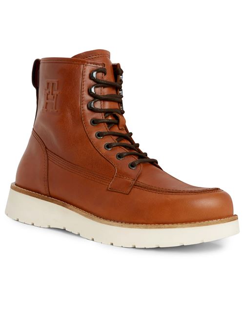 TOMMY HILFIGER Leather boot TOMMY | FM0FM04668GVI