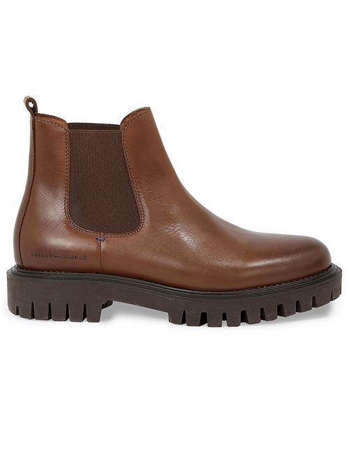 TOMMY HILFIGER Premium leather boot TOMMY | FM0FM04755GVI