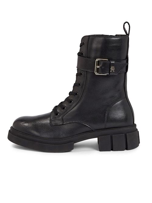 TOMMY HILFIGER Cool Feminine Biker Boot TOMMY | FW0FW07322BDS