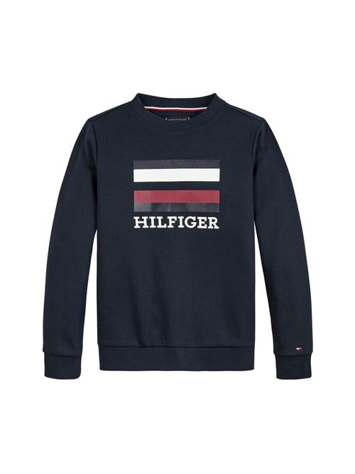 TOMMY HILFIGER Children's Crew Neck Sweatshirt TOMMY | KB0KB08288TDW5