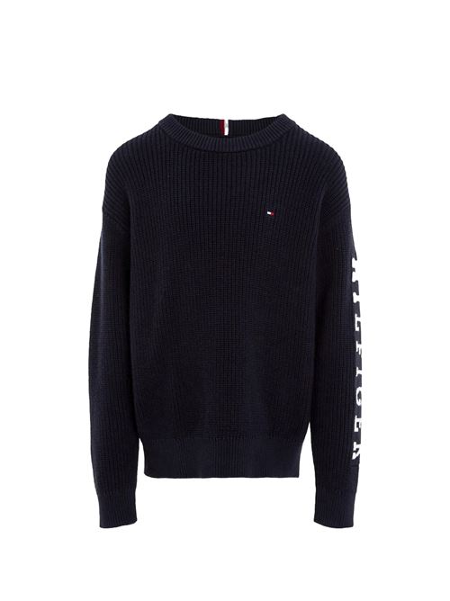 TOMMY HILFIGER Ribbed sweater for boys TOMMY | KB0KB08364TDW5