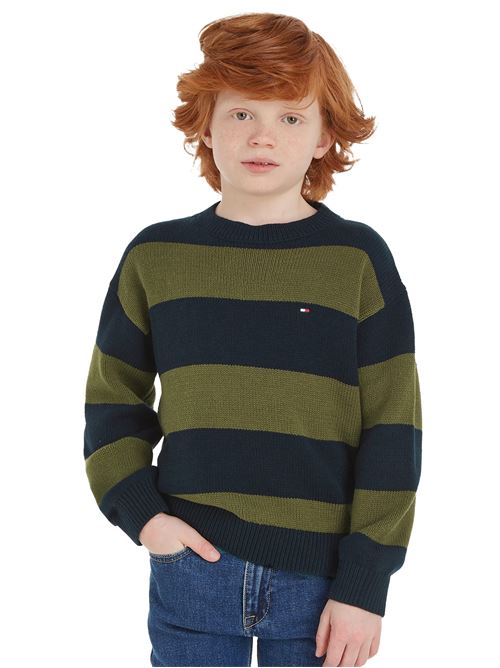 TOMMY HILFIGER Colorblock Sweater for Boys TOMMY Citysport