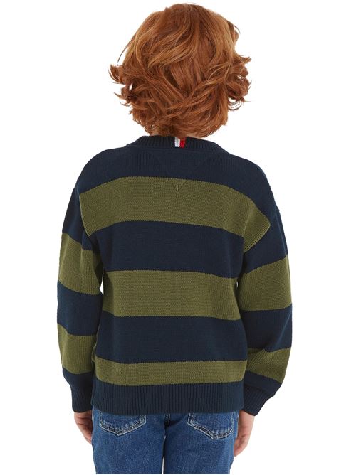 TOMMY HILFIGER Colorblock Sweater for Boys TOMMY | KB0KB08515T0A4