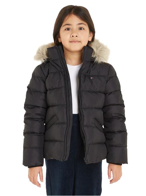 TOMMY HILFIGER Essential Down Jacket for Girls TOMMY | KG0KG07399TBDS