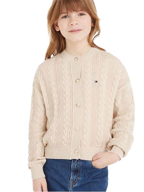 TOMMY HILFIGER Cardigan Relaxed Fit per Ragazze TOMMY | KG0KG07628TABH