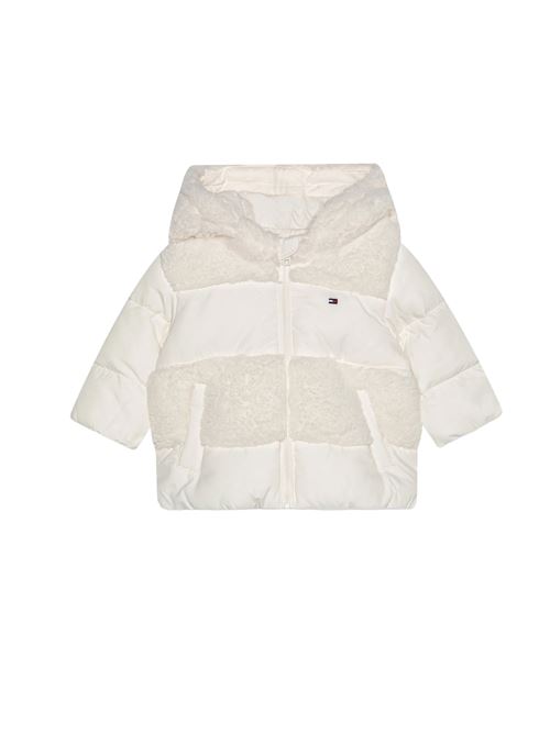 TOMMY HILFIGER Baby girl down jacket with pail TOMMY | THKN0KN01723JYBH