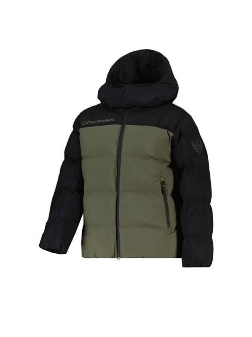 EMPORIO ARMANI Boy's Colour Block Down Jacket EA7 | 6DBB081846