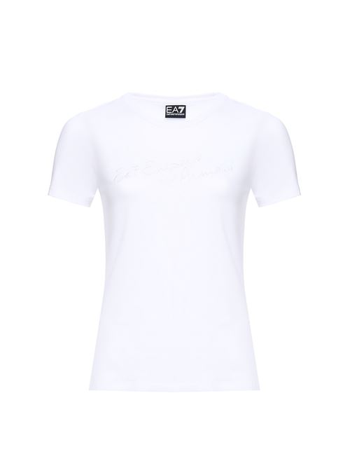 EMPORIO ARMANI T-shirt Train Athletic Velour Donna EA7 | 6DTT271100