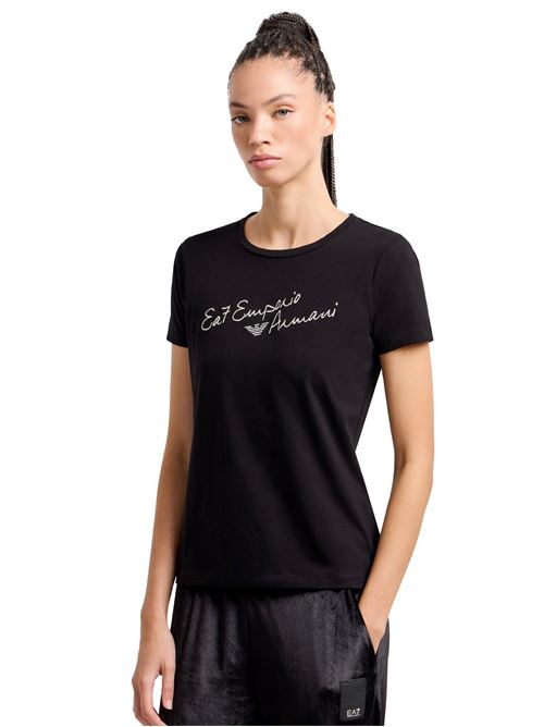 EMPORIO ARMANI T-shirt Train Athletic Velour Donna EA7 | 6DTT271200