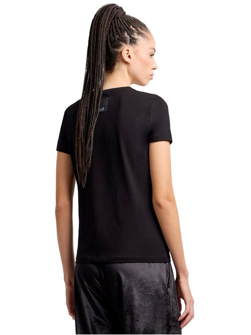 EMPORIO ARMANI T-shirt Train Athletic Velour Donna EA7 | 6DTT271200