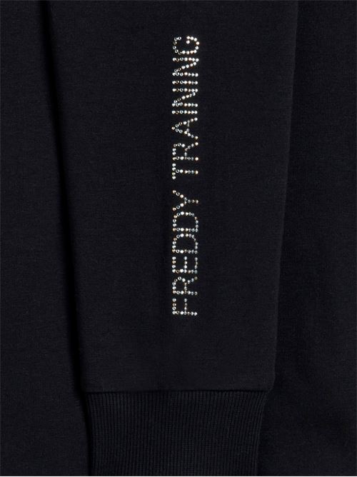 FREDDY Felpa full zip con inserti Teddy FREDDY | F4WTRS12N