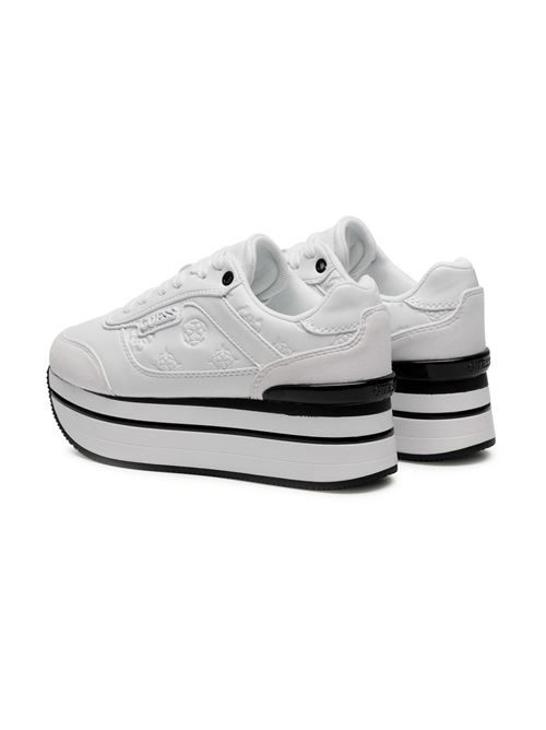 GUESS Sneakers Hindle 4g logo GUESS | FL5HNSPEL12WHITE