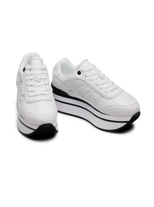 GUESS Sneakers Hindle 4g logo GUESS | FL5HNSPEL12WHITE