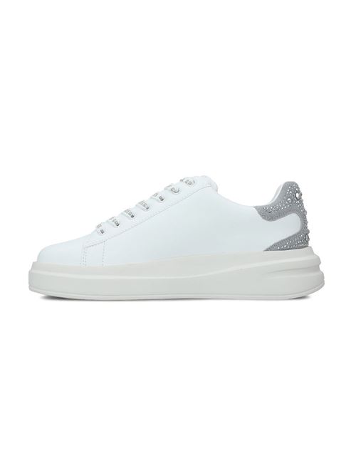 GUESS Elbina Leather Sneaker GUESS | FLTELBLEA12WHGRE