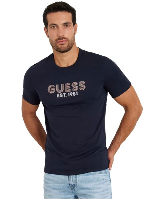 GUESS T-shirt stretch logo frontale GUESS | M4YI30J1314G7V2