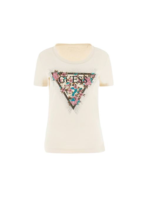 GUESS Stretch flower logo t-shirt GUESS | W4YI26J1314G1F7