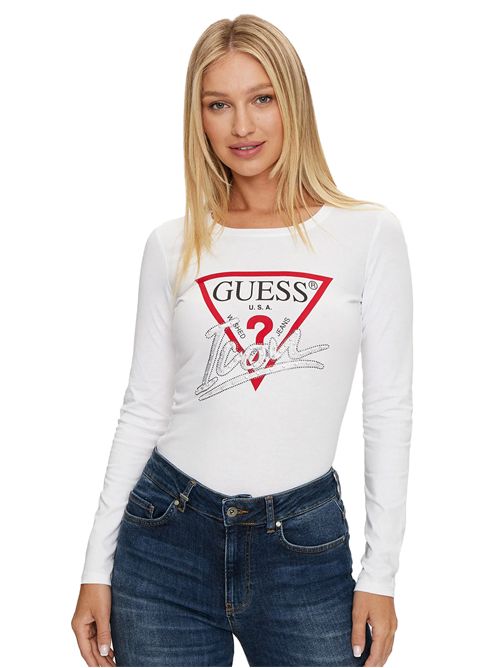 GUESS Icon Tee Pure Jersey GUESS | W4YI33I3Z14G011