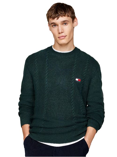 TOMMY JEANS Slim fit knitted sweater TOMMY | DM0DM19440CWG