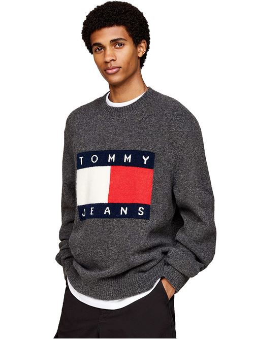 TOMMY JEANS Maglioncino mélange con lana TOMMY | DM0DM19442PUB