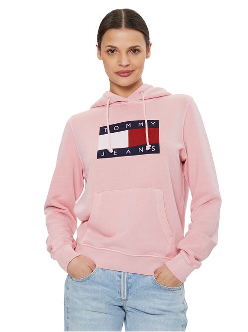 TOMMY JEANS Felpa in cotone con cappuccio TOMMY | DW0DW18654THA