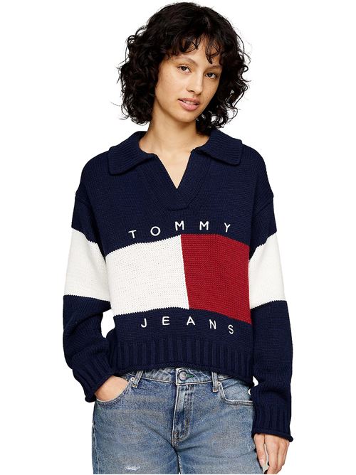 TOMMY JEANS Women's Boxy Sweater TOMMY | DW0DW18677C1G