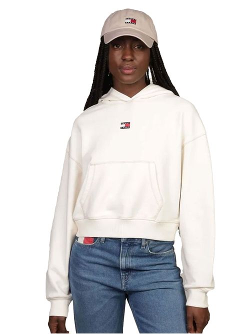 TOMMY JEANS Cropped sweatshirt with hood TOMMY | DW0DW19714YBH