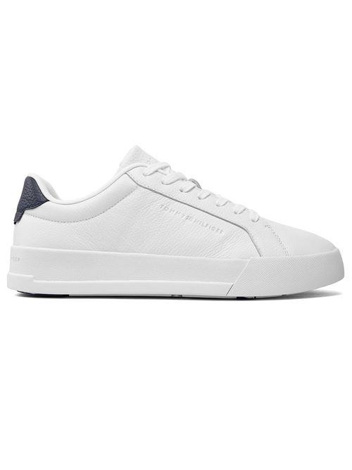 TOMMY HILFIGER Knurled leather sneakers TOMMY | FM0FM04972YBS