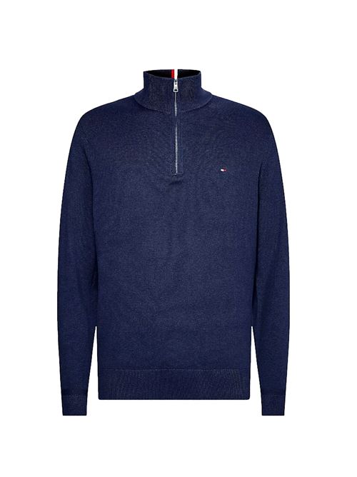 TOMMY HILFIGER Maglioncino mezza zip TOMMY | MW0MW28049DW5