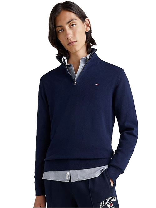 TOMMY HILFIGER Maglioncino mezza zip TOMMY | MW0MW28049DW5