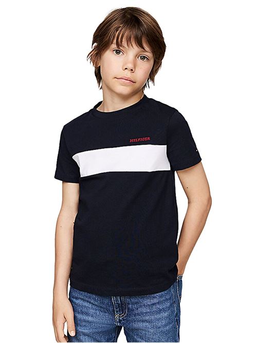 TOMMY HILFIGER Colorblock T-shirt for Boys TOMMY | THKB0KB09142TDW5