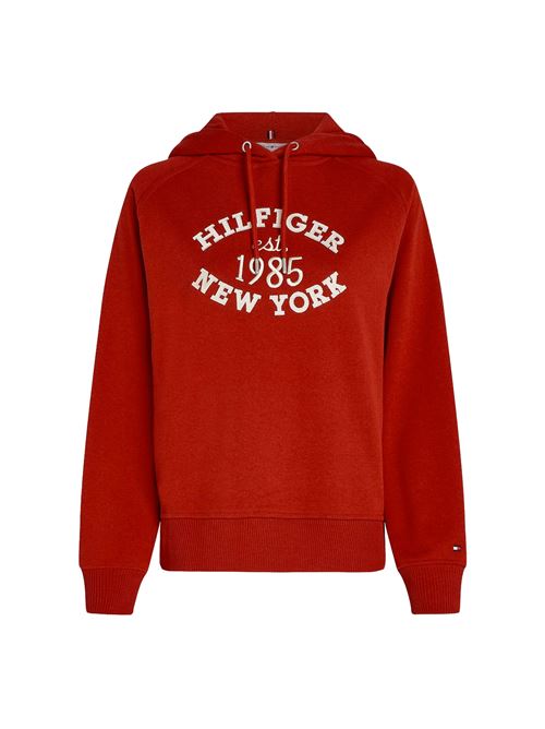 TOMMY HILFIGER Felpa con cappuccio e logo TOMMY | WW0WW42098XNN