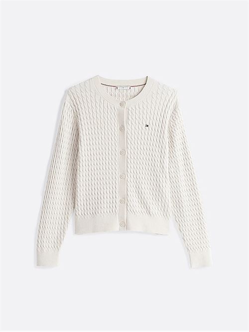 TOMMY HILFIGER Cardigan in maglia intrecciata TOMMY | WW0WW43329Z00