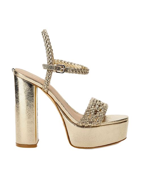 GUESS Woven Gabelle Sandals GUESS | FL6GLLELE03GOLD