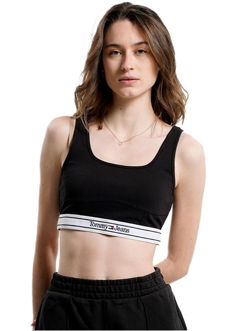 TOMMY JEANS Bandeau top TOMMY | DW0DW15300BDS