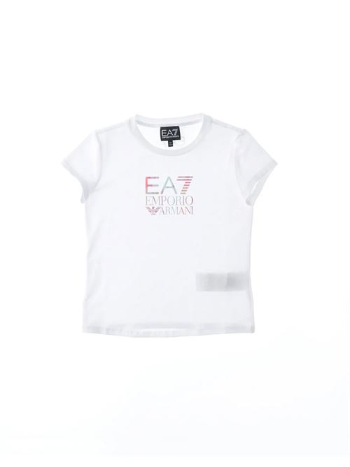 EMPORIO ARMANI T-shirt in cotone Bambina EA7 | 3DFT031100