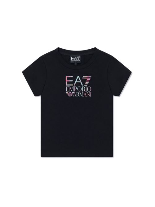 EMPORIO ARMANI Cotton t-shirt for girls EA7 | 3DFT031200