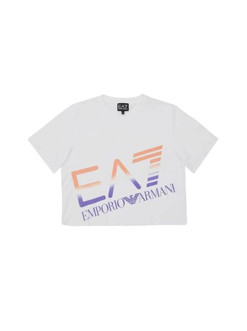 EMPORIO ARMANI T-shirt cropped Bambina EA7 | 3DFT130112