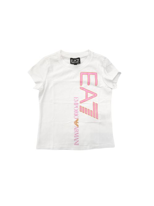 EMPORIO ARMANI T-shirt in cotone Stretch Bambina EA7 | 3DFT141100