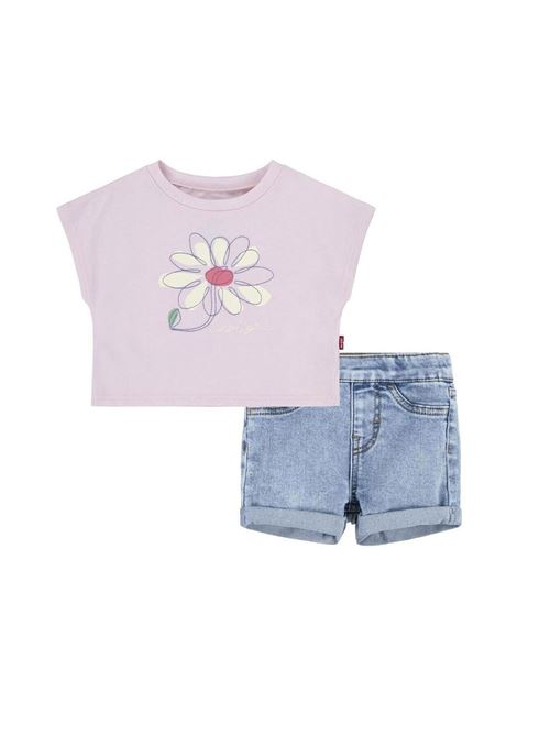 LEVI'S Denim Baby Girl Outfit LEVI'S | 1EK065AGX