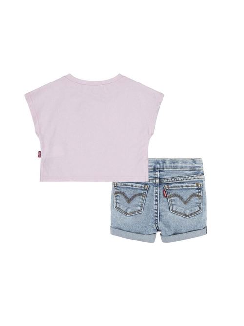 LEVI'S Denim Baby Girl Outfit LEVI'S | 1EK065AGX