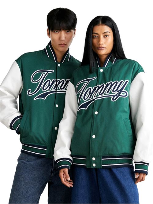 TOMMY JEANS Giacca College in Raso TOMMY | DM0DM17880L4L