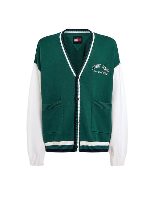 TOMMY JEANS Cardigan Varsity Color Block TOMMY | DM0DM18366L4L