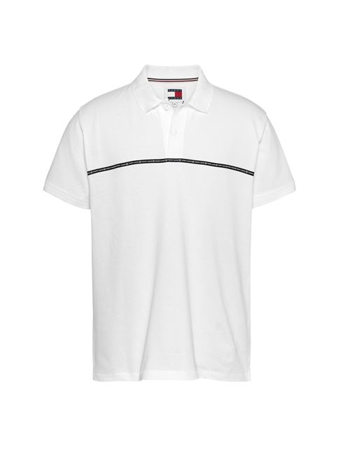 TOMMY JEANS Regular polo shirt with ribbon TOMMY | DM0DM18926YBR