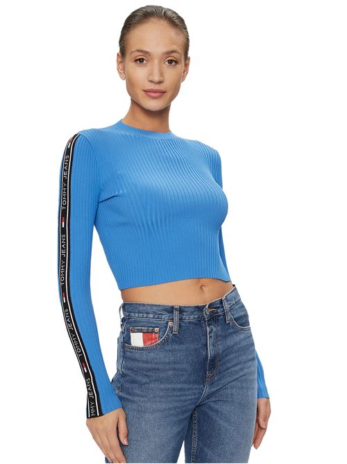 TOMMY JEANS Fitted Crop Sweater TOMMY | DW0DW17247C4O